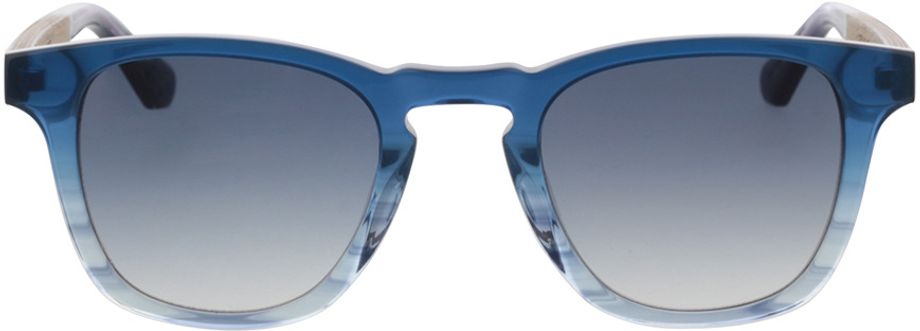 Picture of glasses model Wood Fellas Sunglasses Mindset walnut/blue 48-24 in angle 0