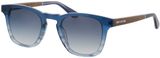 Picture of glasses model Sunglasses Mindset walnut/blue 48-24