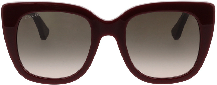 Picture of glasses model Gucci GG0163S-007 51-22 in angle 0