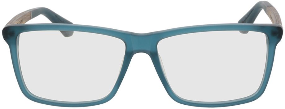 Picture of glasses model Optical Jasper walnut/indigo 56-15 in angle 0