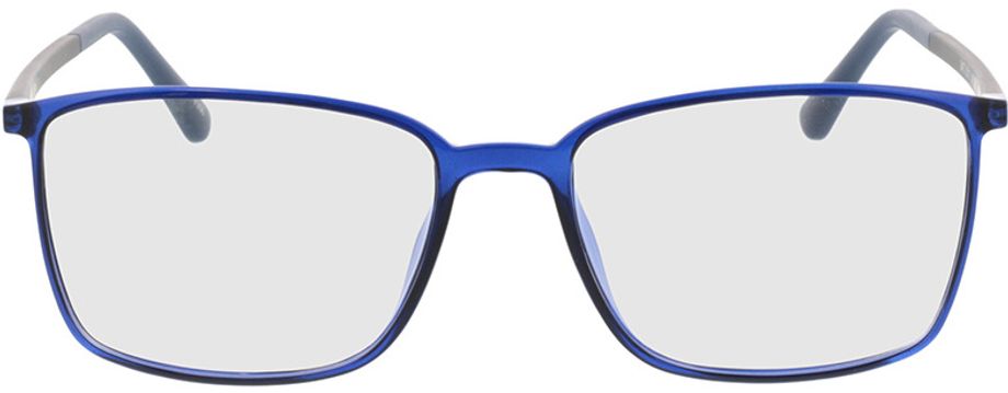 Picture of glasses model Elvas - blau-transparent/dunkelblau in angle 0