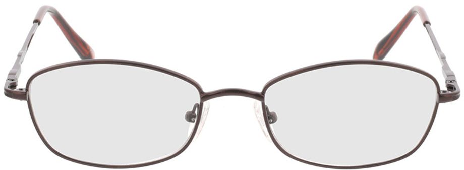 Picture of glasses model Carita - braun in angle 0
