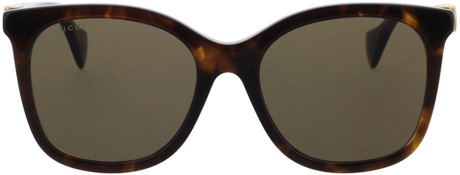 Picture of glasses model Gucci GG1071S-002 55-19 in angle 0