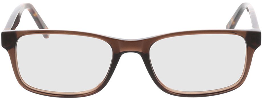 Picture of glasses model Korban Transparant bruin in angle 0