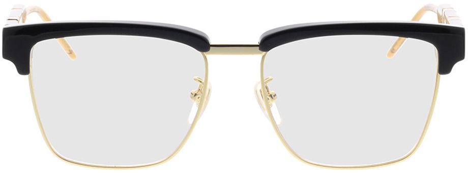 Picture of glasses model Gucci GG0605O-001 52-16 in angle 0
