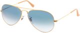 Picture of glasses model Ray-Ban Aviator Large Metal RB 3025 001/3F 55-14