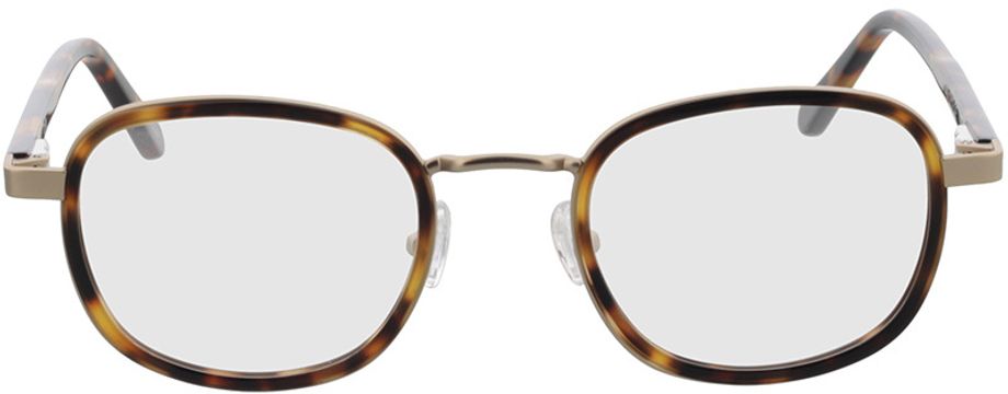 Picture of glasses model Crosby-matt gold/braun-meliert in angle 0