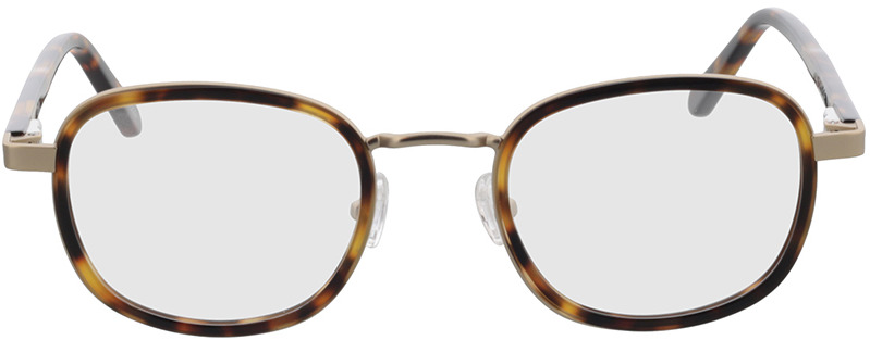 Picture of glasses model Crosby-mate dourado/castanho-mosqueado in angle 0