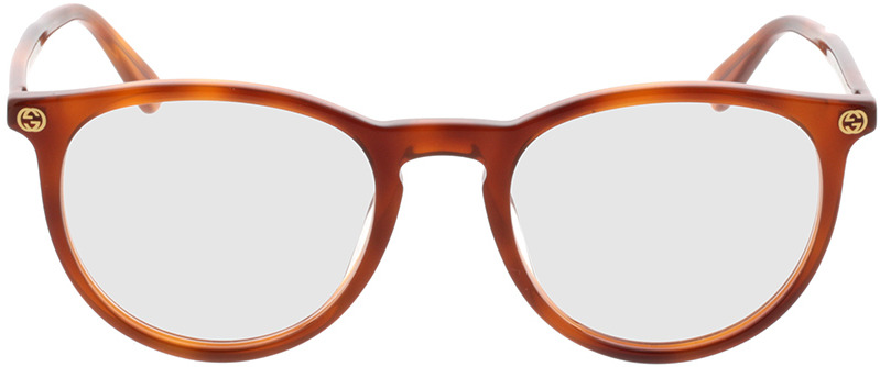 Picture of glasses model Gucci GG0027O-003 50-20 in angle 0