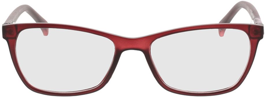 Picture of glasses model Adelina-mate vermelho in angle 0