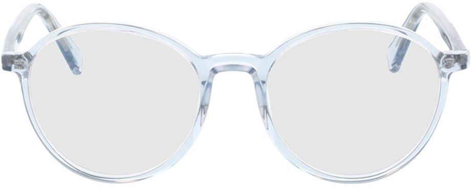 Picture of glasses model Olbia-hellazul-transparente in angle 0