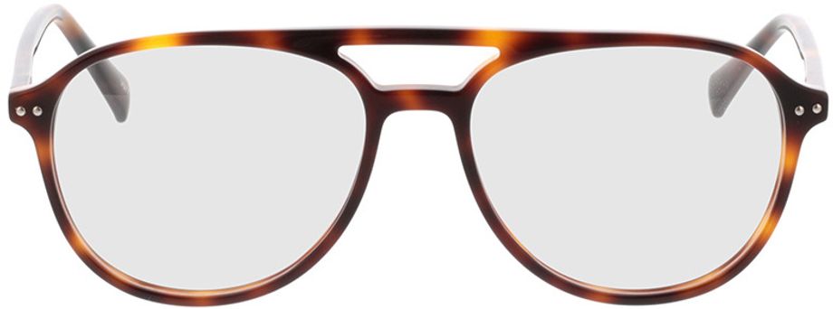 Picture of glasses model Enzo bruin gevlekt in angle 0