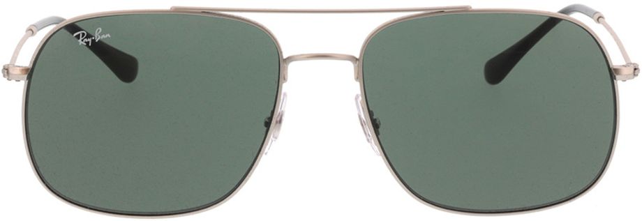 Picture of glasses model Ray-Ban RB3595 911671 59-17 in angle 0