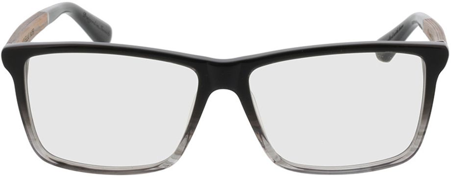 Picture of glasses model Wood Fellas Optical Jasper macassar/blk 56-15 in angle 0