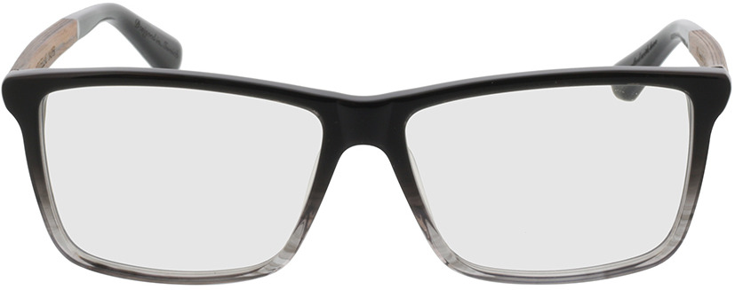 Picture of glasses model Wood Fellas Optical Jasper macassar/zwart 56-15 in angle 0