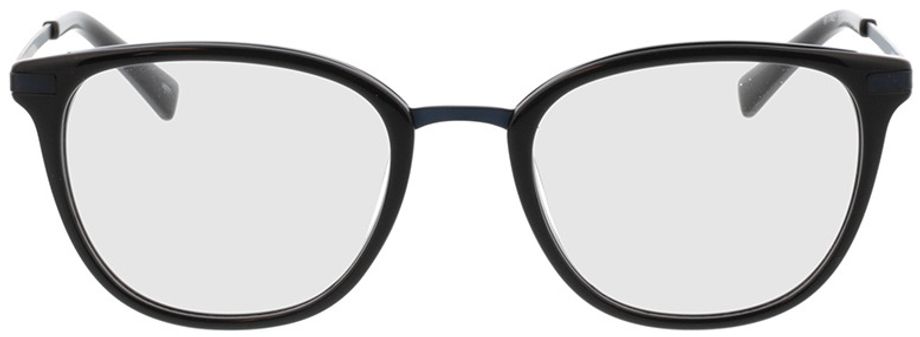 Picture of glasses model Adore - schwarz matt blau in angle 0