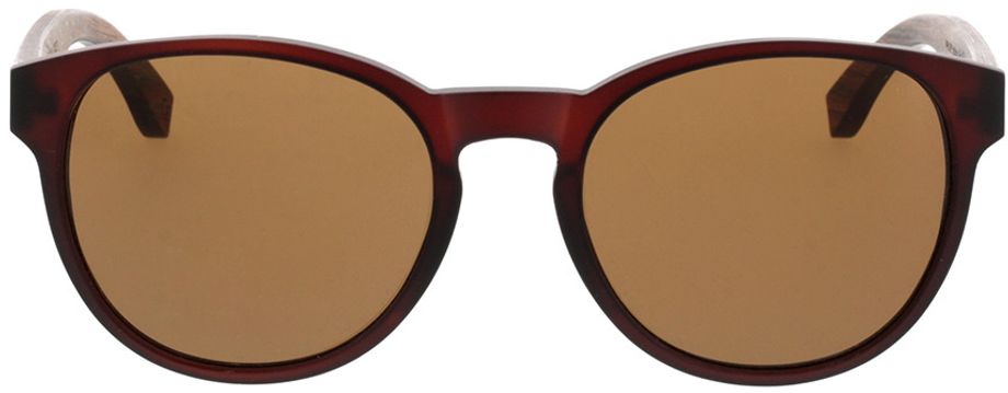 Picture of glasses model The Gryphon: Walnussholz 55-20 in angle 0