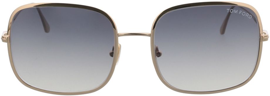 Picture of glasses model Tom Ford FT0865 28B 58-20 in angle 0