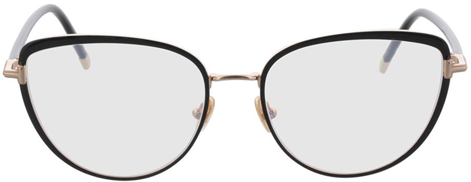 Picture of glasses model Tom Ford FT5741-B 001 55-17 in angle 0