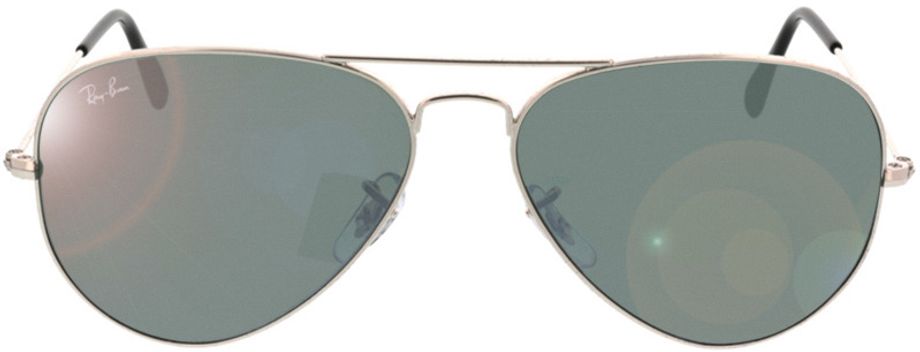 Picture of glasses model Ray-Ban Aviator RB3025 W3277 58-14 in angle 0