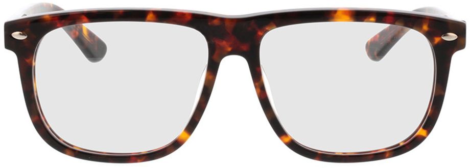 Picture of glasses model Minsk bruin/gevlekt in angle 0