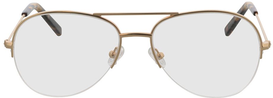 Picture of glasses model Jupiter - gold in angle 0