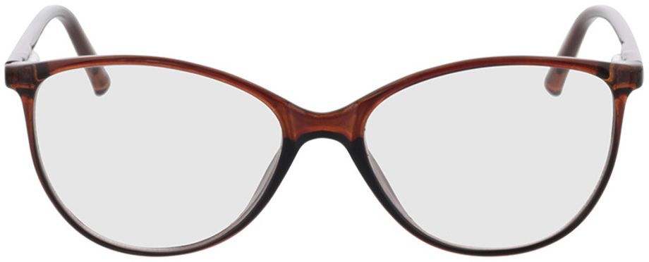 Picture of glasses model Leonora - braun-transparent in angle 0