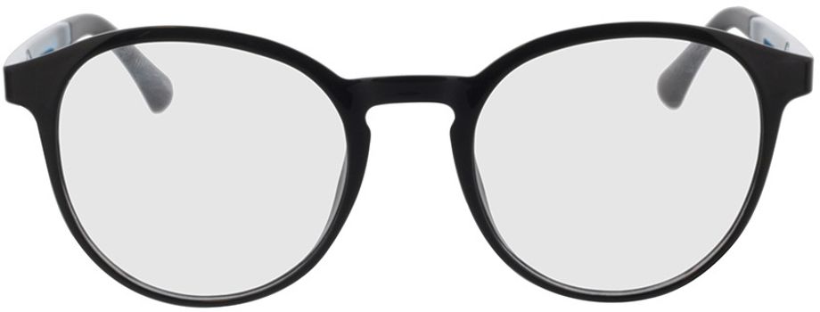 Picture of glasses model Toro Zwart in angle 0