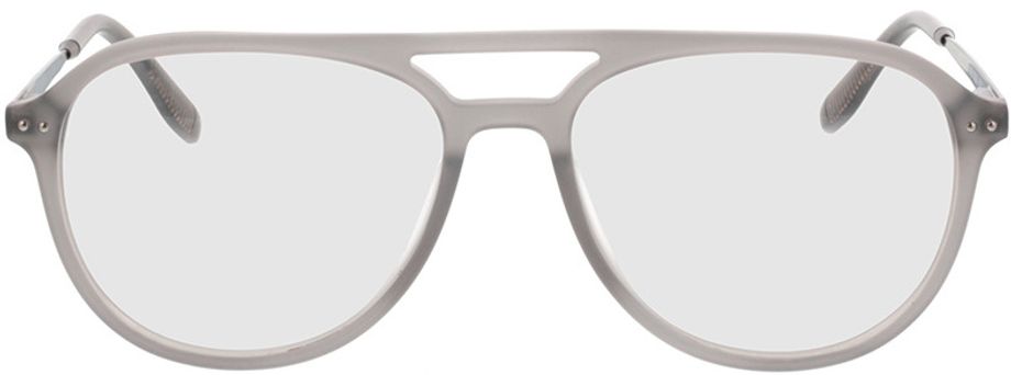 Picture of glasses model Pablo-gris mat-transparent in angle 0