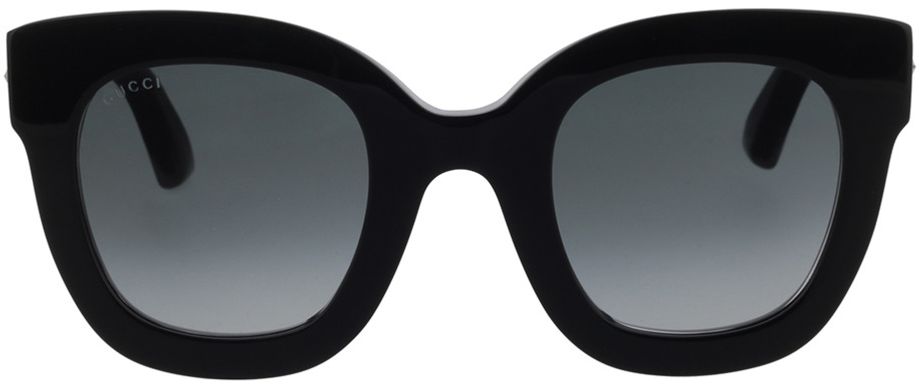 Picture of glasses model Gucci GG0208S-001 49-28 in angle 0