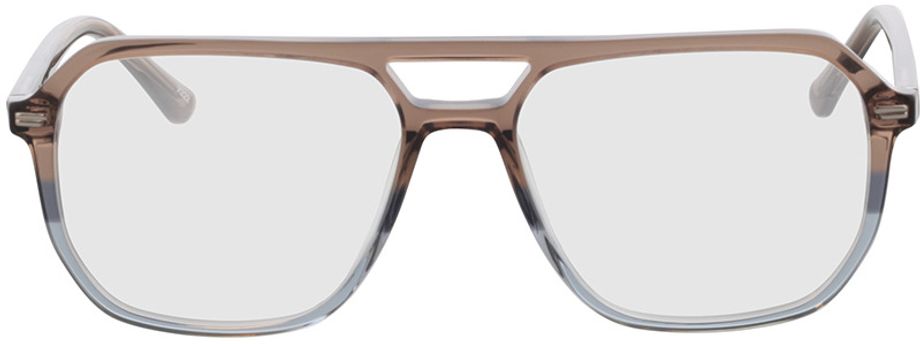 Picture of glasses model Clyde - braun/blau in angle 0