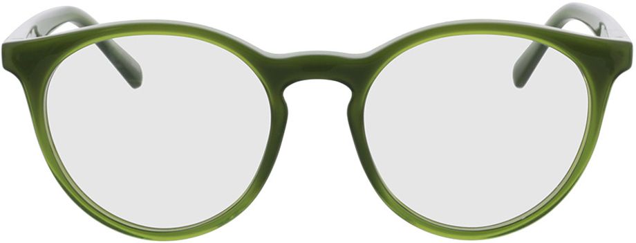 Picture of glasses model Oxalis - grün-transparent in angle 0