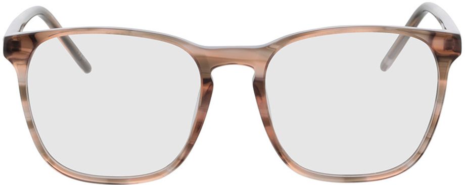 Picture of glasses model Malmö-brown in angle 0