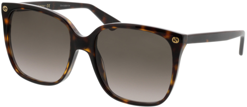 Picture of glasses model Gucci GG0022S-003 57-18