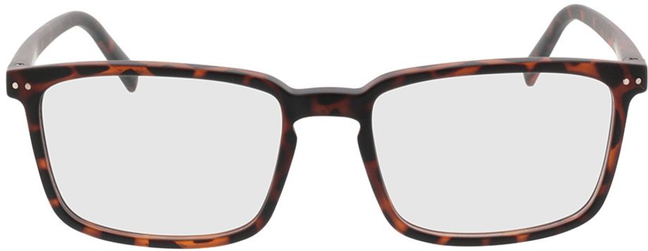 Picture of glasses model Salix-brun marbré in angle 0