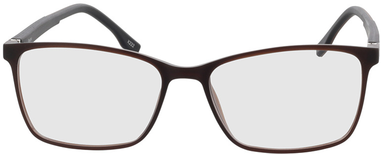 Picture of glasses model Pecos-braun-transparent in angle 0