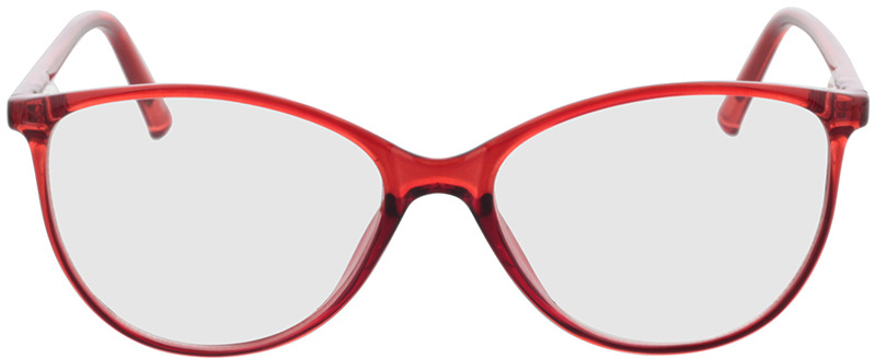 Picture of glasses model Leonora-red in angle 0