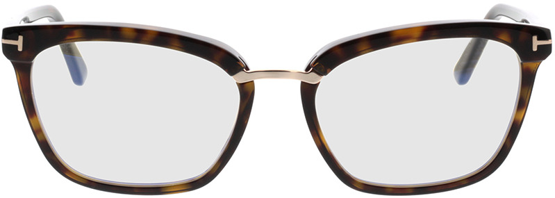 Picture of glasses model Tom Ford FT5550-B 052 54-17 in angle 0