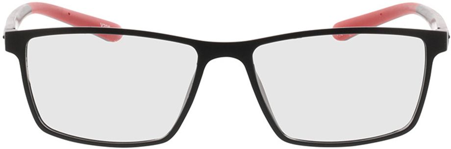 Picture of glasses model Lindos - matt schwarz/rot in angle 0