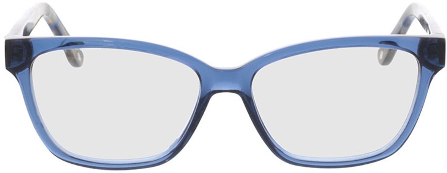 Picture of glasses model Tonia Transparant blauw in angle 0