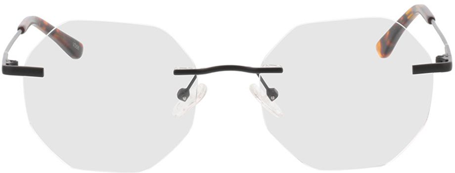 Picture of glasses model Ebro Zwart in angle 0