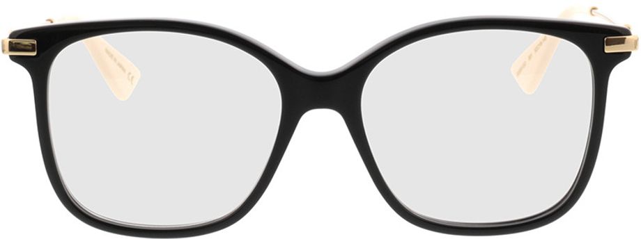 Picture of glasses model Gucci GG0512O-001 52-16 in angle 0