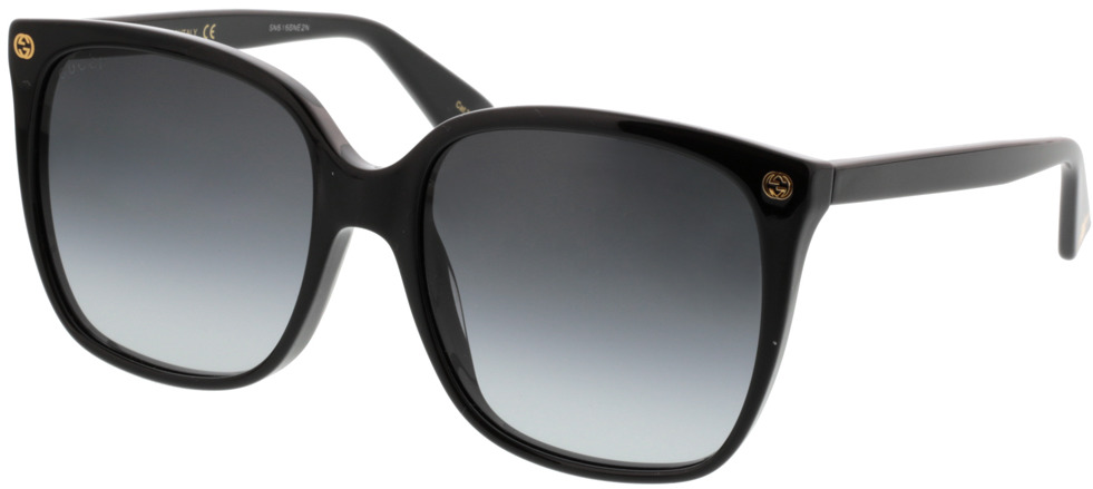 Picture of glasses model Gucci GG0022S 001 57-18