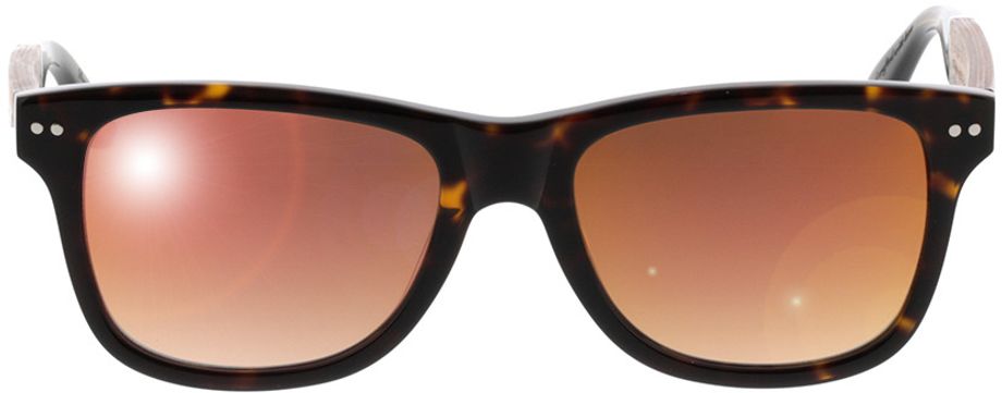 Picture of glasses model Sunglasses Schellenberg walnut/havana 53-18 in angle 0