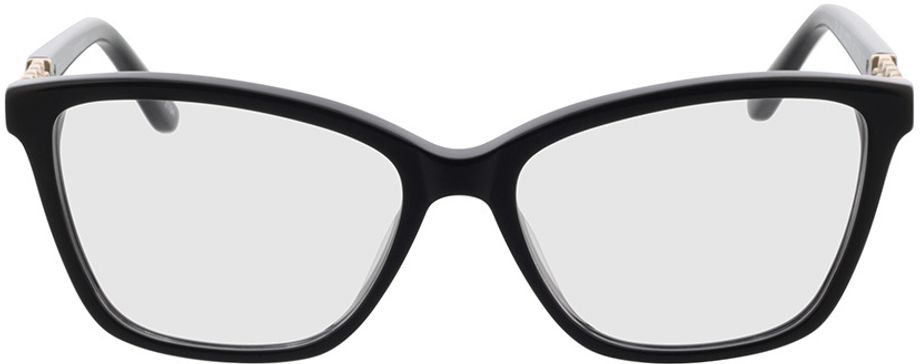 Picture of glasses model Lisa - schwarz/gold in angle 0