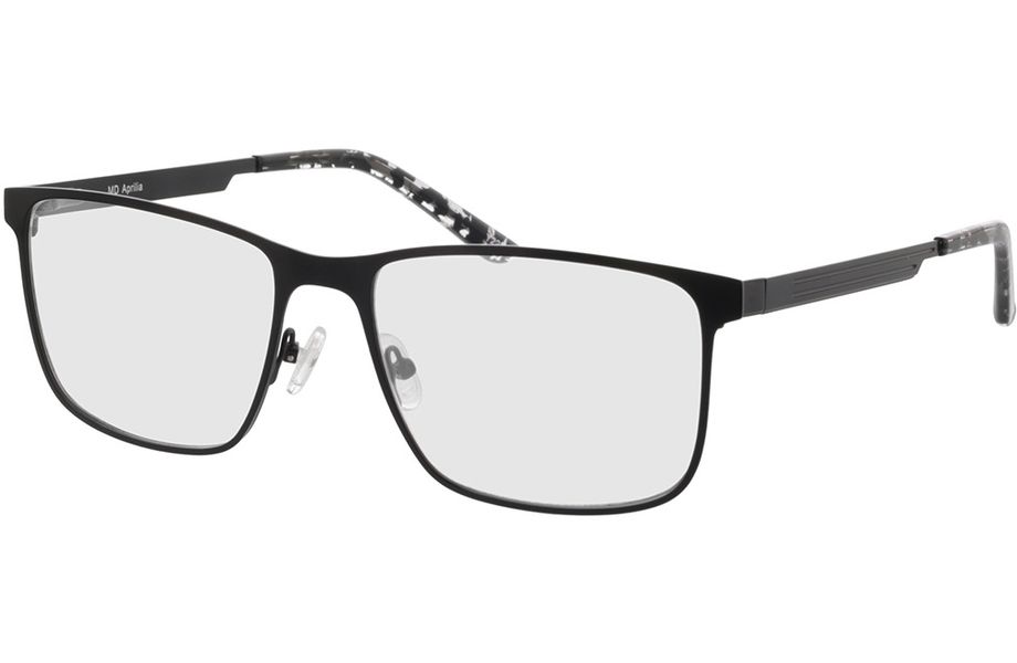 Aprilia - schwarz Brillengestell inkl. Gläser, Vollrand, Eckig