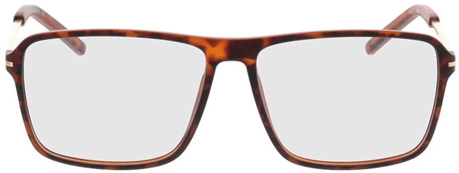Picture of glasses model Watts bruin/gevlekt/Goud in angle 0