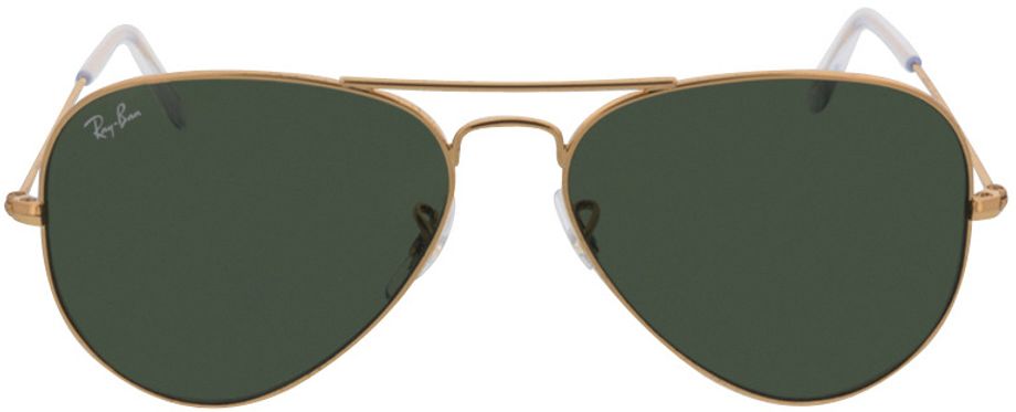 Picture of glasses model Ray-Ban Aviator RB3025 W3234 55-14 in angle 0