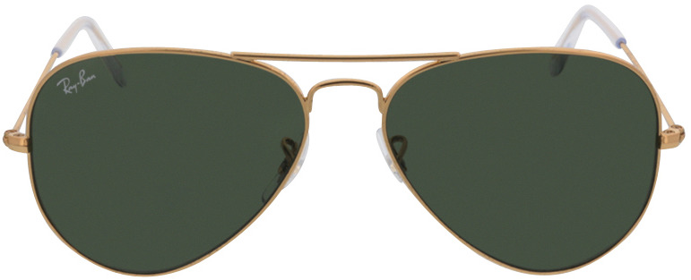 Picture of glasses model Ray-Ban Aviator RB3025 W3234 55-14 in angle 0