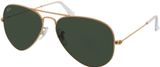 Picture of glasses model Ray-Ban Aviator RB3025 W3234 55-14